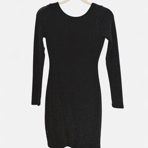 Bodycon Black Long Sleeve Dress